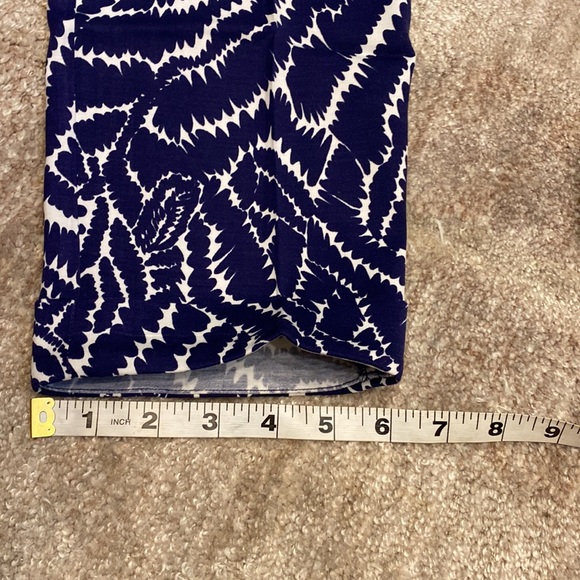 Lilly Pulitzer Navy Blues Printed Pleated Cropped Pants Size 4 NWOT - Picture 9 of 14